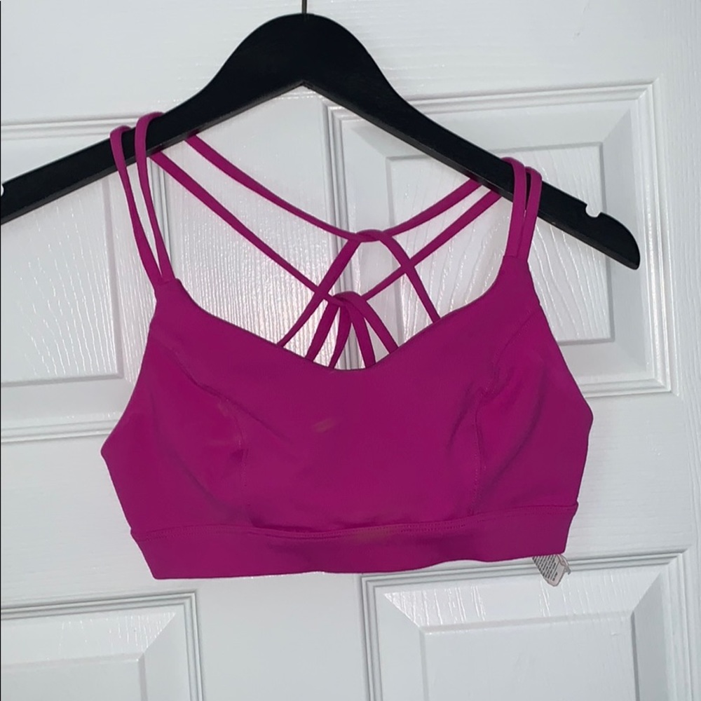 Hot Pink Sports Bra